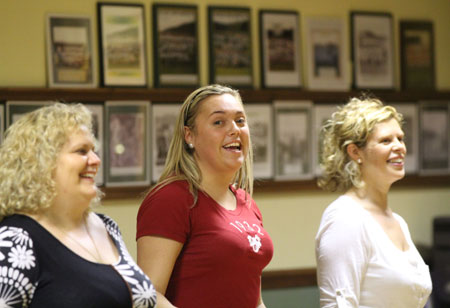 Scenes from Strictly Ballyshannon rehearsals.