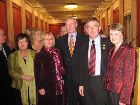 Reception for Tom Daly at Stormont.