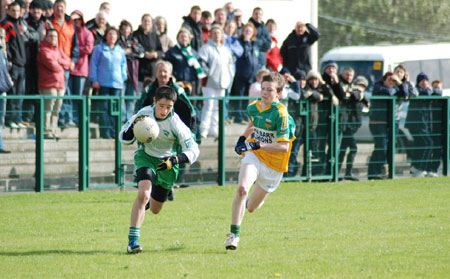 Action from the under 14 county final.