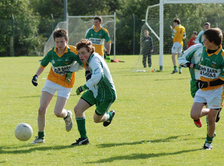 Action from the under 14 county final.
