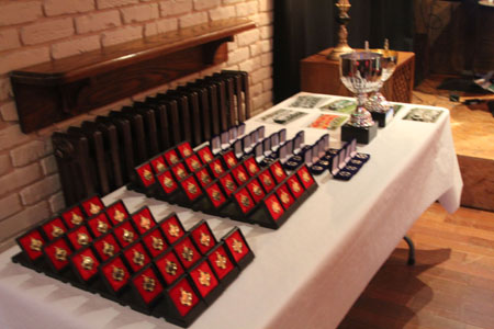 Pictures from the under 16 medal presentations in Dicey Reilly's.