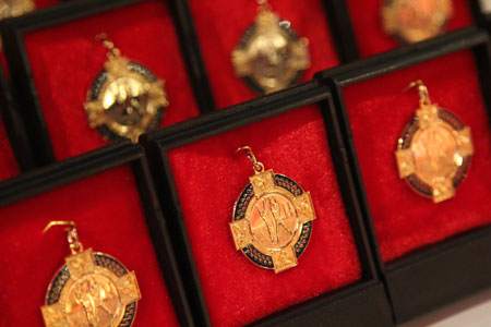 Pictures from the under 16 medal presentations in Dicey Reilly's.