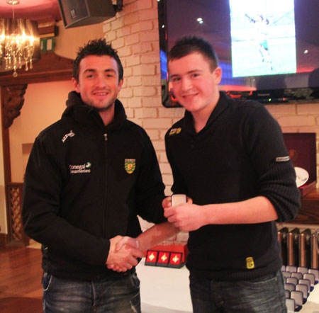 Pictures from the under 16 medal presentations in Dicey Reilly's.