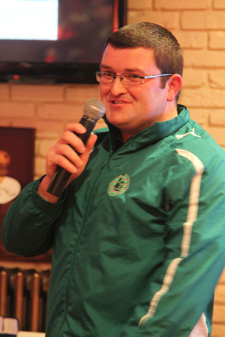 Pictures from the under 16 medal presentations in Dicey Reilly's.