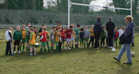 Action from the Aodh Ruadh v Bundoran under 8 blitz.