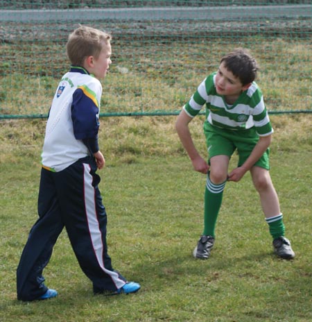 Action from the Aodh Ruadh v Bundoran under 8 blitz.