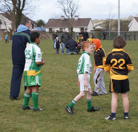 Action from the Aodh Ruadh v Bundoran under 8 blitz.