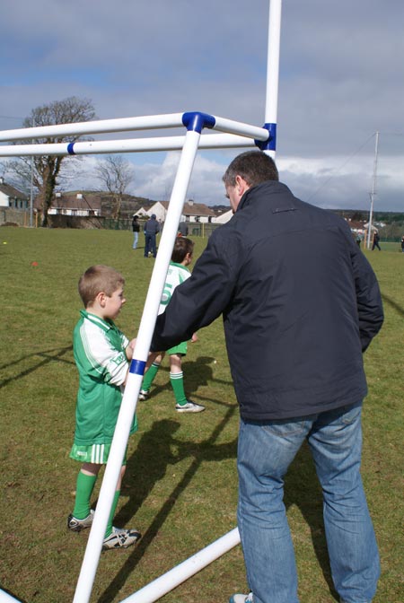 Action from the Aodh Ruadh v Bundoran under 8 blitz.