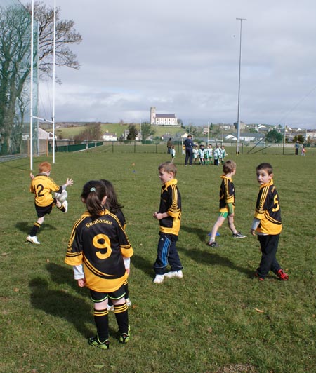 Action from the Aodh Ruadh v Bundoran under 8 blitz.