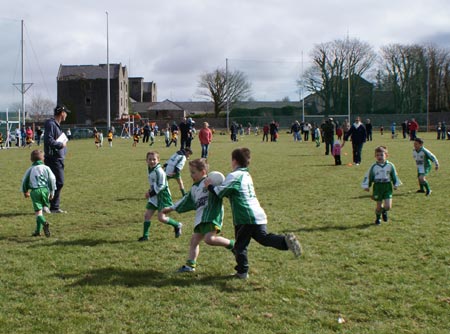 Action from the Aodh Ruadh v Bundoran under 8 blitz.