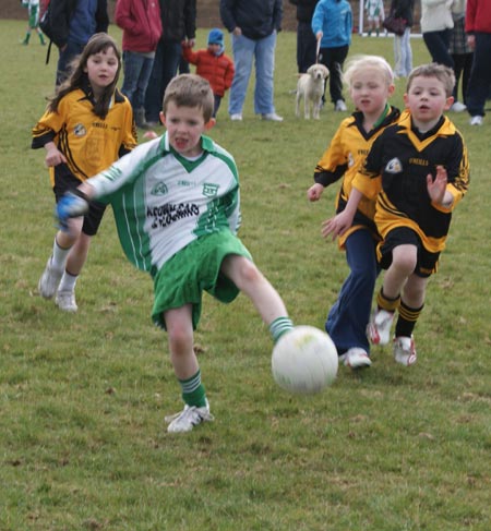 Action from the Aodh Ruadh v Bundoran under 8 blitz.