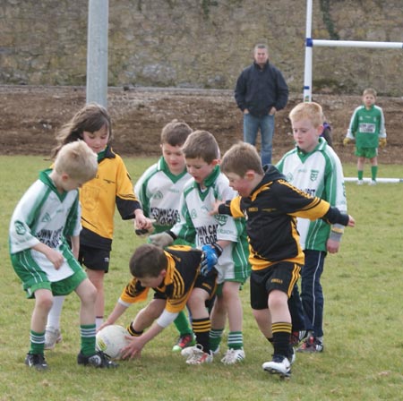 Action from the Aodh Ruadh v Bundoran under 8 blitz.