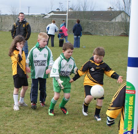 Action from the Aodh Ruadh v Bundoran under 8 blitz.