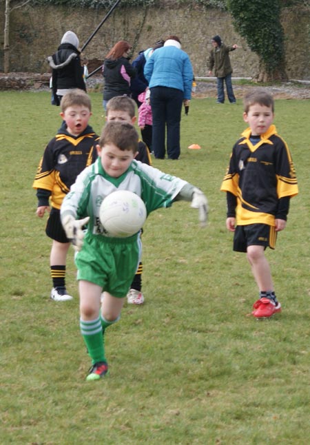 Action from the Aodh Ruadh v Bundoran under 8 blitz.