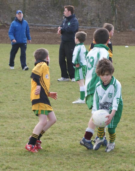 Action from the Aodh Ruadh v Bundoran under 8 blitz.