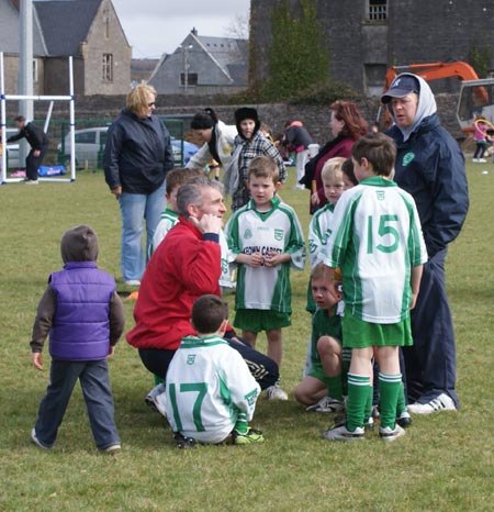 Action from the Aodh Ruadh v Bundoran under 8 blitz.