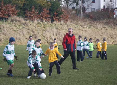 Under 8 training