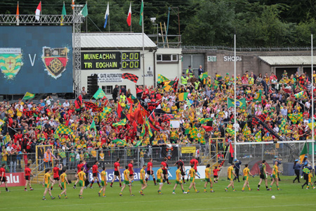 Scenes from Donegal's historic back-to-back Ulster winning performance.