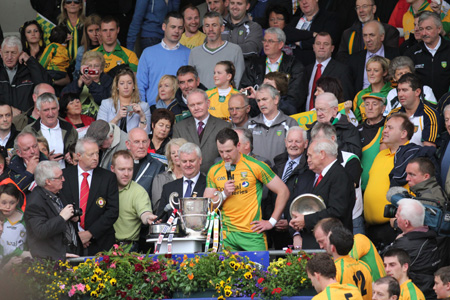 Scenes from Donegal's historic back-to-back Ulster winning performance.