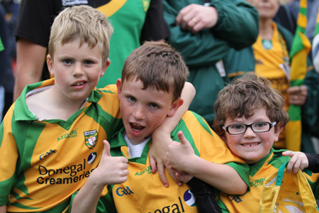 Scenes from Donegal's historic back-to-back Ulster winning performance.