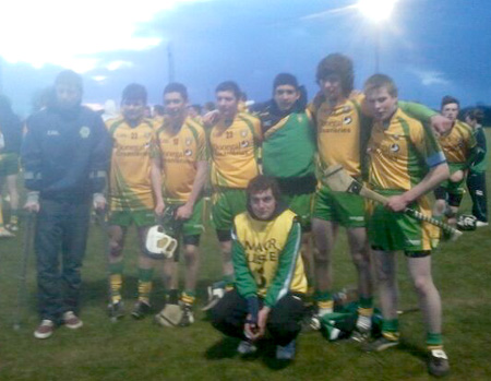 Action from the Ulster Minor League Shield final.