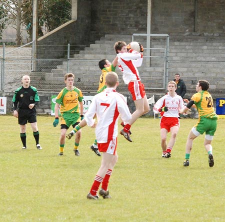 Action from Donegal v Tyrone in the Ulster minor league.