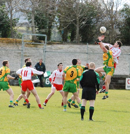 Action from Donegal v Tyrone in the Ulster minor league.