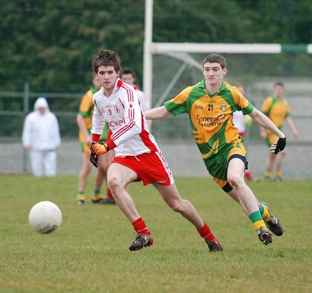 Action from Donegal v Tyrone in the Ulster minor league.