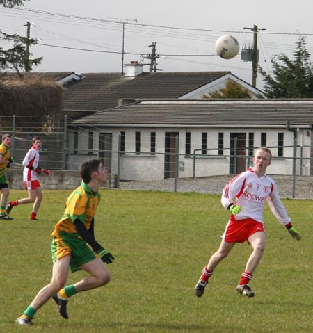 Action from Donegal v Tyrone in the Ulster minor league.