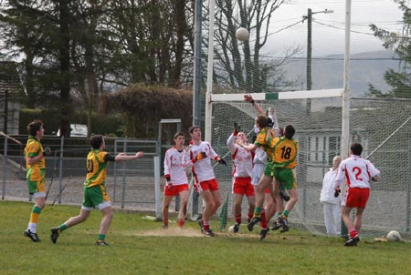 Action from Donegal v Tyrone in the Ulster minor league.