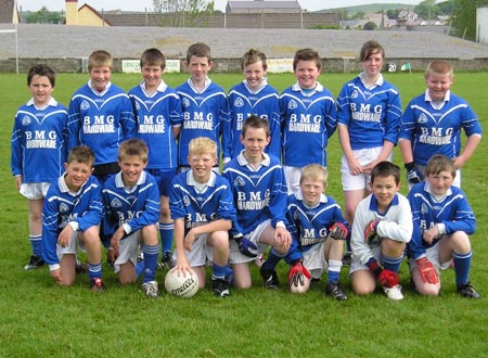The Melvin Gaels team from Kinlough, County Leitrim which took part in the Willie Rogers Under 12 tournament in Ballyshannon last Saturday.